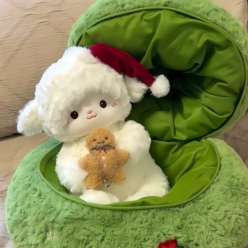 圣诞树小羊玩偶女生礼物圣诞玩偶
