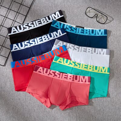 AUSSIEBUM男士低腰纯棉平角内裤