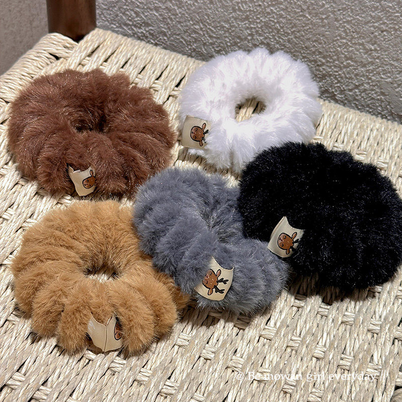 高弹力毛绒电话线发圈秋冬女发量多扎头发绳后脑勺高马尾头绳发饰,饰品/流行首饰/时尚饰品新,发饰,淘宝优惠券,粉丝福利购,淘宝优惠卷