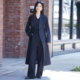 双排扣外套 气质精纺羊毛羊绒风衣女中长款 璀璨星河 时尚