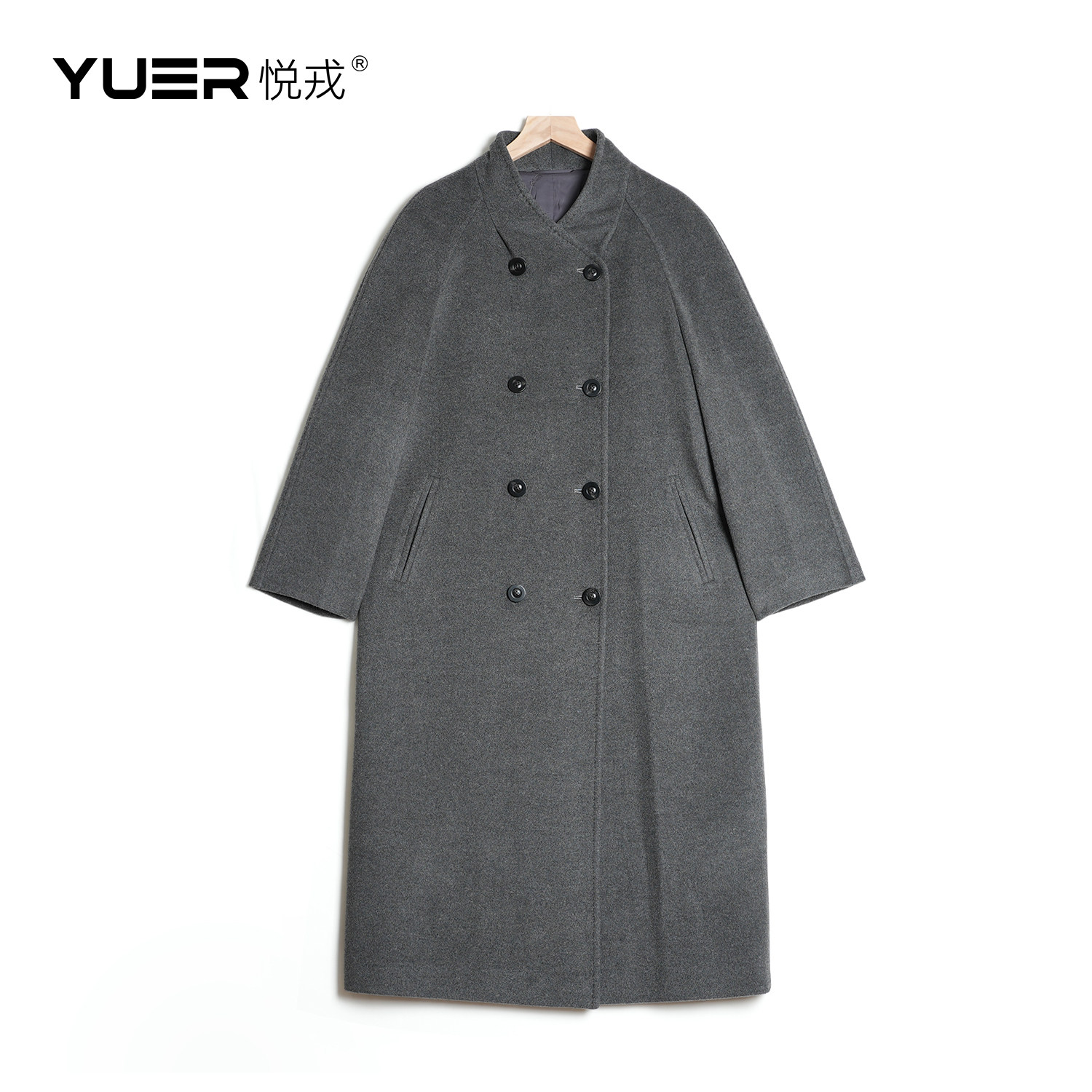 悦戎揽月羊毛羊绒大衣