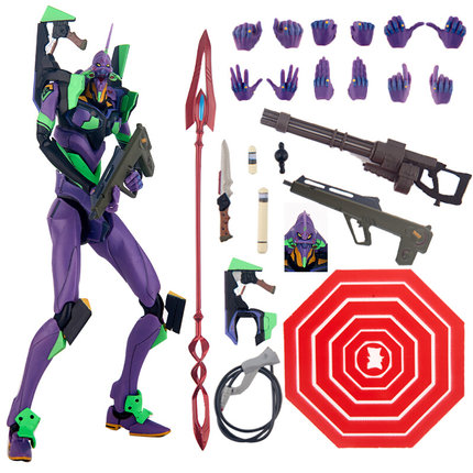 eva初号机合金可动手办周边男生动漫二次元免拼装模型紫螳螂玩具