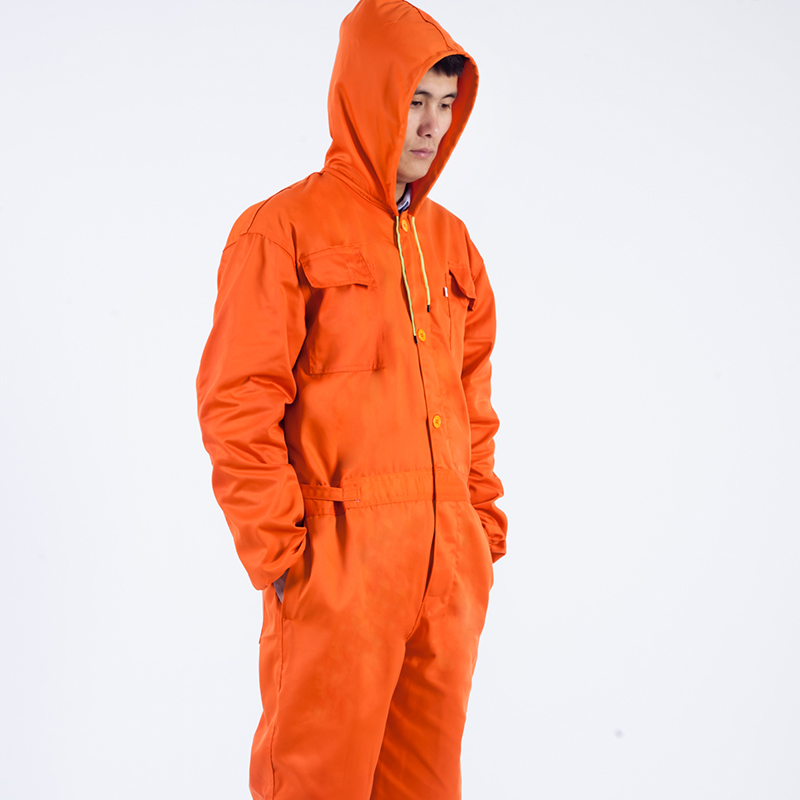 一体防尘服连体带帽全身防护服透气防水打磨防工业粉尘开槽喷漆服