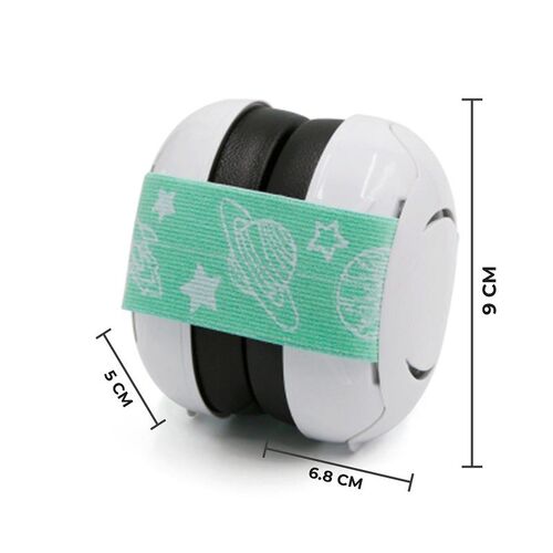 可调节头戴式儿童听力保护降噪隔音耳罩休息睡觉学习使用降低噪音