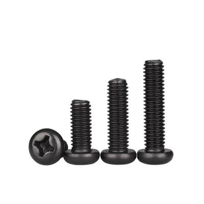 黑圆头螺丝 304不锈钢十字螺钉M3M4M5*4x5x6x8x10x12x14x16/20-25