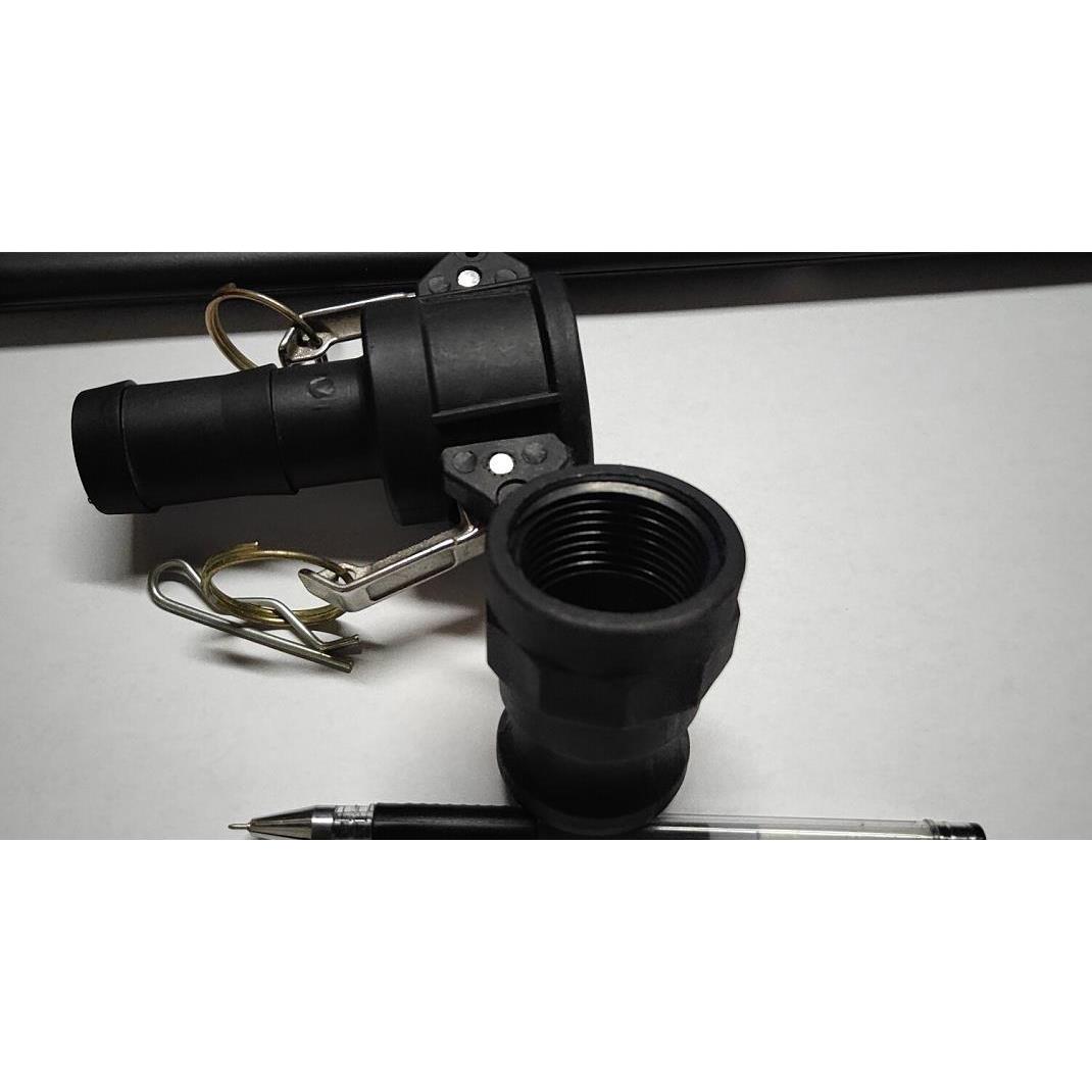 PP快接PP桶接PP快速接头插皮管头 软管DN15 20 25 32 40 50 65 80