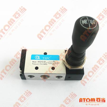 天盛气动TSPC精品手动阀换向阀手扳阀机械阀/4H210-08/G1/4/2分