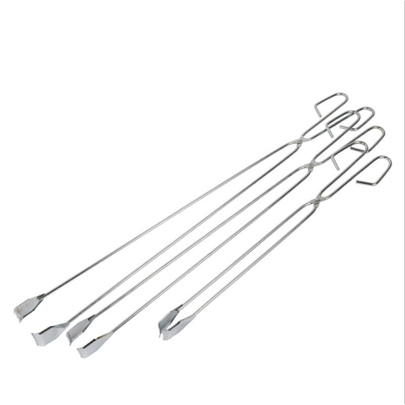 加长伸缩夹捡垃圾的夹子不锈钢火钳捡长柄拾器拾物钳家用狗便厕