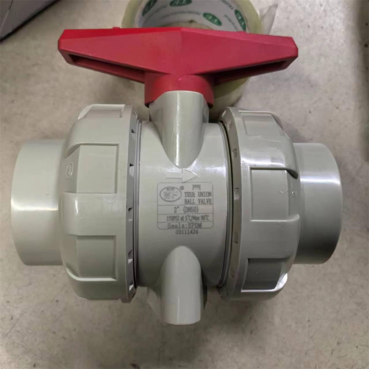 WF球阀PPH球阀PPR双活接球阀塑料耐酸碱球阀化工双活接双由令球阀