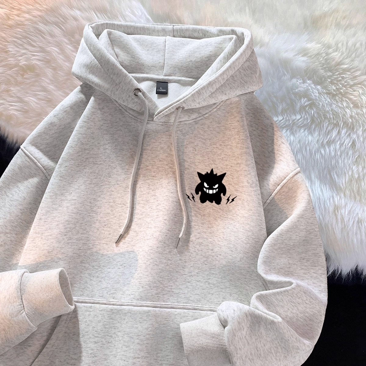 美式潮牌连帽卫衣男女情侣款美式