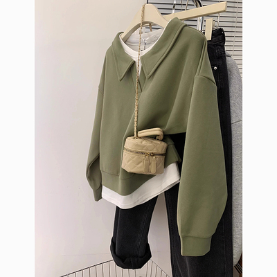 特大码高级感情侣休闲卫衣