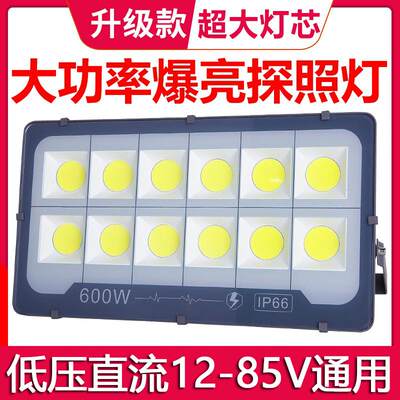 LED投光灯低压交直流12V24V36V48付船用电瓶泛光灯户外投射灯防水