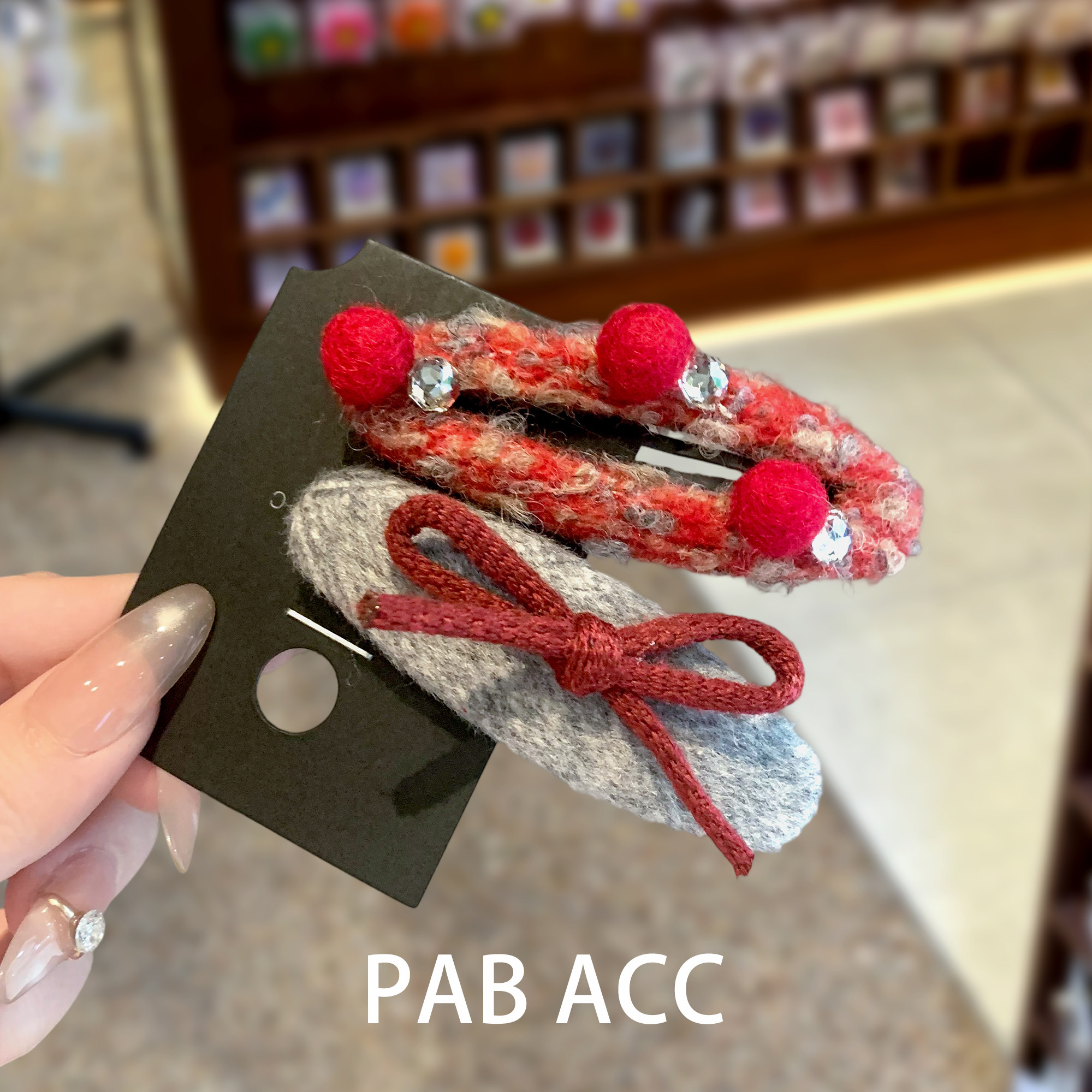 韩国氛围红色可爱毛球毛呢蝴蝶结对夹掰掰夹新年装饰发夹洋气发饰,饰品/流行首饰/时尚饰品新,发饰,淘宝优惠券,粉丝福利购,淘宝优惠卷