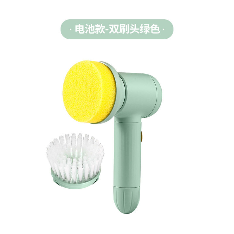 电动清洁刷多功能无线清洁器厨房洗碗刷卫生间浴室手持电动刷省力