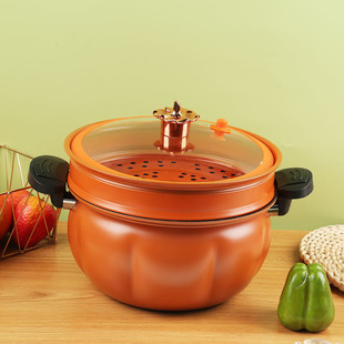 多功能珐琅微压锅永康锅具双耳料理锅石不粘家用汤锅炖锅砂锅