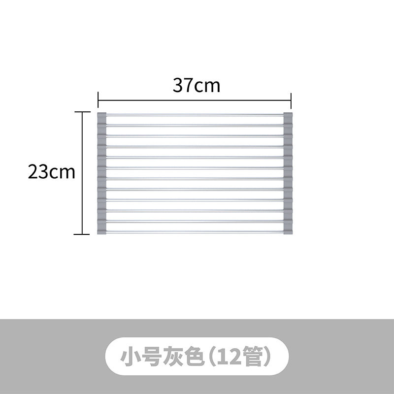 热卖厨房不锈钢可折叠 沥水架 水槽果蔬滤水架碗碟滴水架家用
