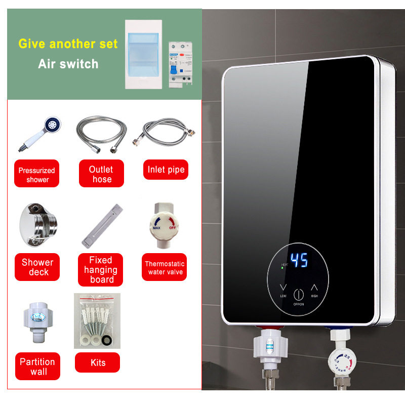 即热式电热水器加热器家用快速热淋浴公寓110V