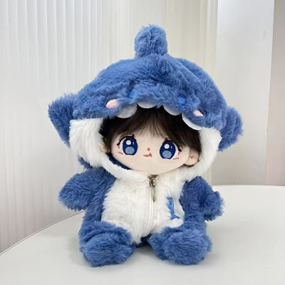 20cm衣服可爱披风毛绒娃衣