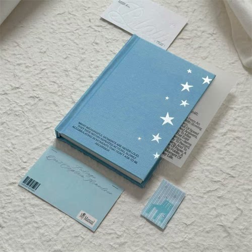星星a6笔记本硬壳加厚手账本