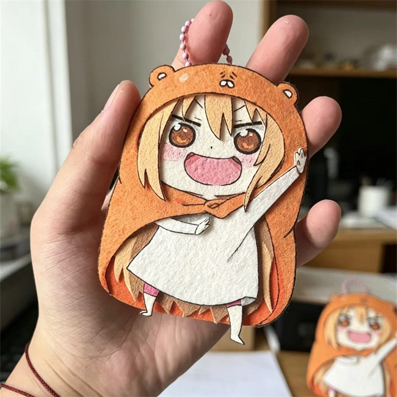 干物妹小埋不织布成品挂件