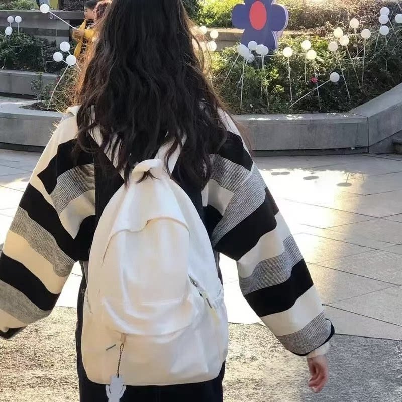 森系简约双肩包大容量背包书包