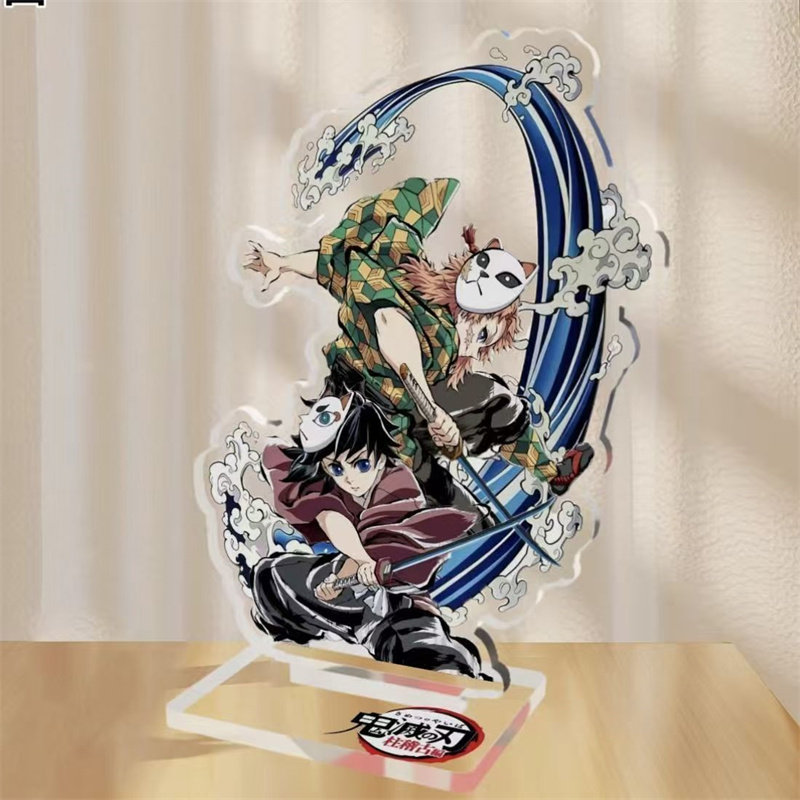 鬼灭之刃富冈义勇锖兔立牌可爱高颜值亚克力桌面装饰摆件动漫周边,模玩/动漫/周边/娃圈三坑/桌游,动漫徽章/立牌,淘宝优惠券,粉丝福利购,淘宝优惠卷