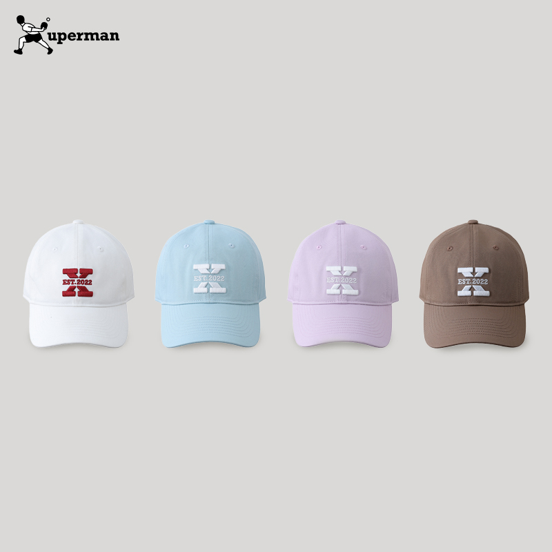 XSuperman多彩刺绣logo棒球帽
