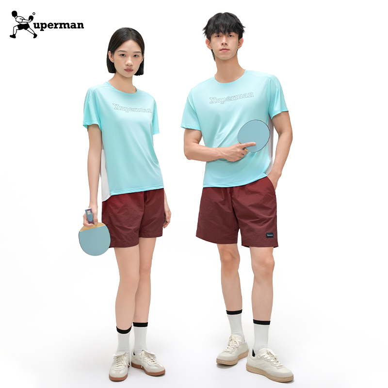 Xuperman短袖男女抗菌速干T恤