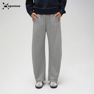 香蕉裤 松弛感慵懒风休闲卫裤 情侣 秋冬新款 Xuperman弧形弯刀运动裤
