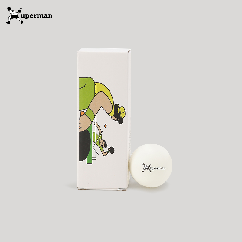 Xuperman 乒乓球3颗装白色40+有缝业余爱好训练