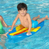 儿童打水板充气加厚浮排泡沫之夏滑水踢板小孩游泳训练浮床冲浪板