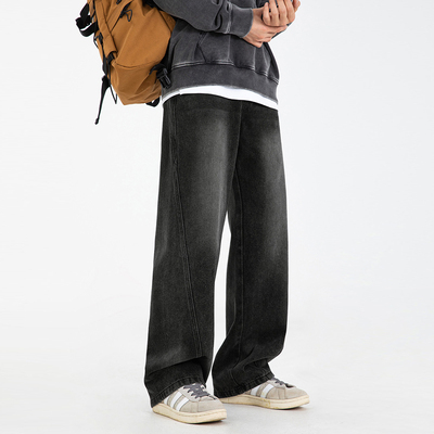 SHAPOES美式潮牌水洗牛仔裤