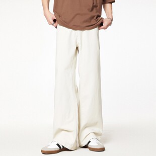 潮牌宽松垂感显瘦长裤 SHAPOES春秋季 男士 纯棉直筒休闲裤 男生美式