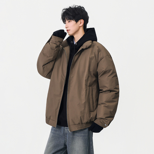 宽松休闲棉衣工装 加厚保暖棉服夹克男士 外套 男生美式 SHAPOES冬季