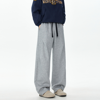 SHAPOES宽松休闲伞兵褶皱卫裤