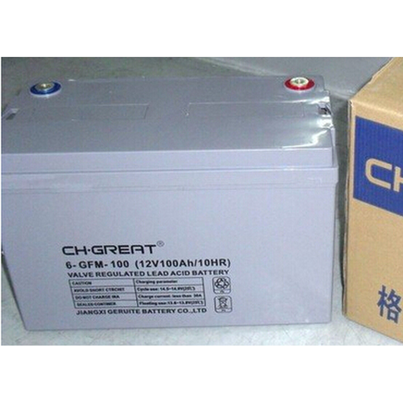 CHGREAT格瑞特蓄电池6-GFM-100系统12V100AH通用UPS电源EPS室外柜