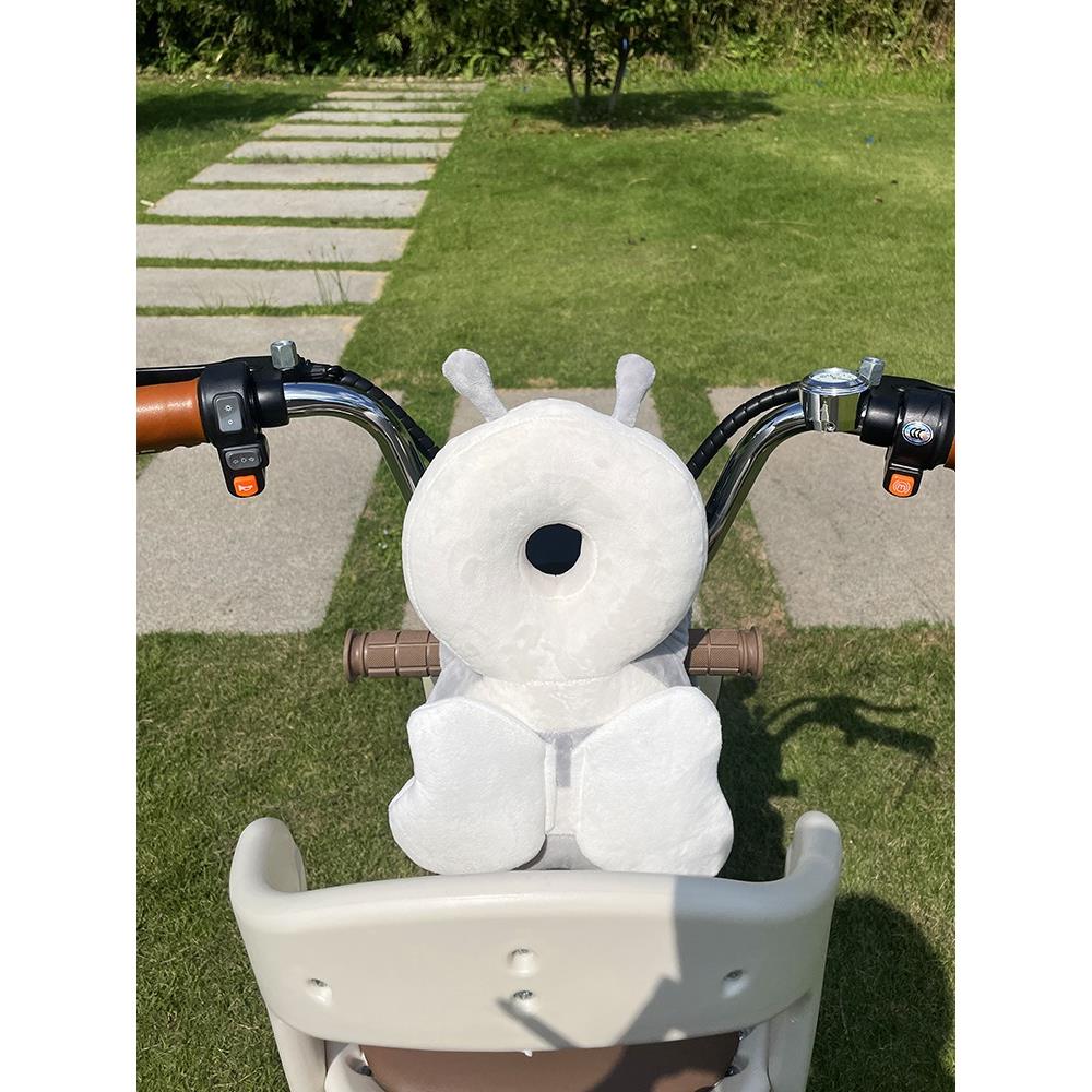 电动车儿童座椅防撞头保护垫宝宝婴儿玩偶电瓶车前置神器毛绒玩具-封面