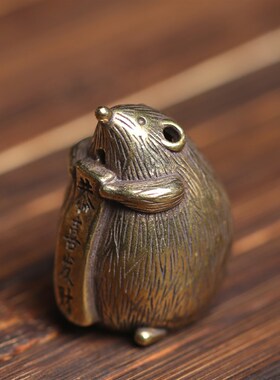 速发十摆炉肖恭喜发财老鼠茶宠香生招财手工香插二件精品可养搞笑