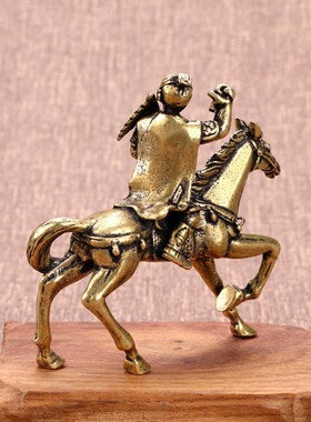 速发纯封件上铜侯摆马马上猴骑马弼马温摆件工艺品礼品