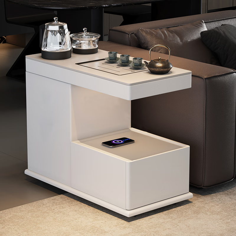 沙发边柜茶水柜自动上水烧水壶一体移动茶台茶桌2025新款高端茶几