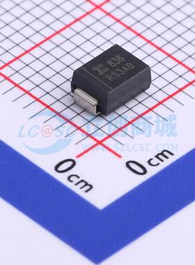 快恢复/高效率二极管 RS3AB-13-F SMB 原装正品