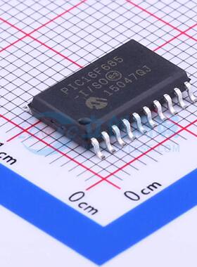 单片机(MCU/MPU/SOC) PIC16F685-I/SO SOIC-20-300mil 原装正品