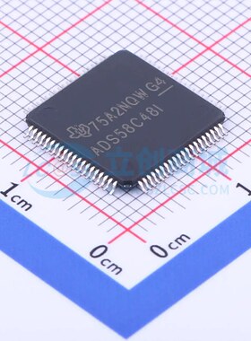 ADC/DAC-专用型 ADS58C48IPFPR HTQFP-80(12x12) 原装正品