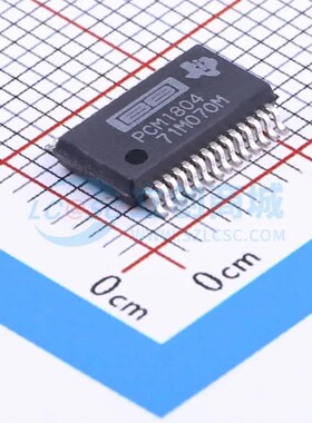ADC/DAC-专用型 PCM1804DBR SSOP-28-208mil 原装正品