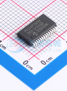 单片机(MCU/MPU/SOC) PIC24F16KM202-I/SS SSOP-28-208mil 原装正