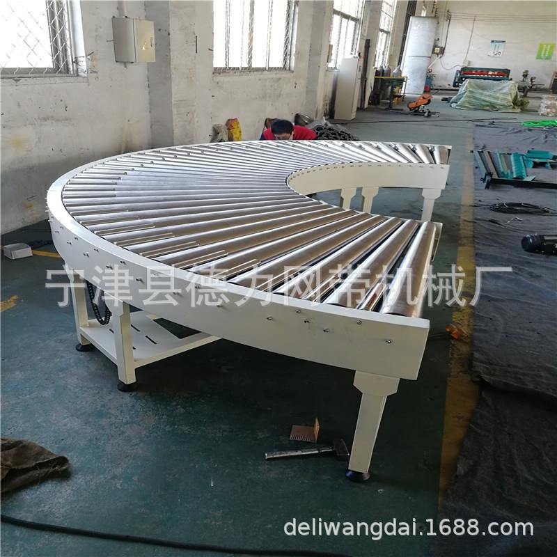 转弯滚筒线动力滚筒线不锈钢无动力滚筒输送机输送带