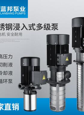 CRK4-70/80/100/120/140浸入式循环多级离心泵机床冷却高压数控机