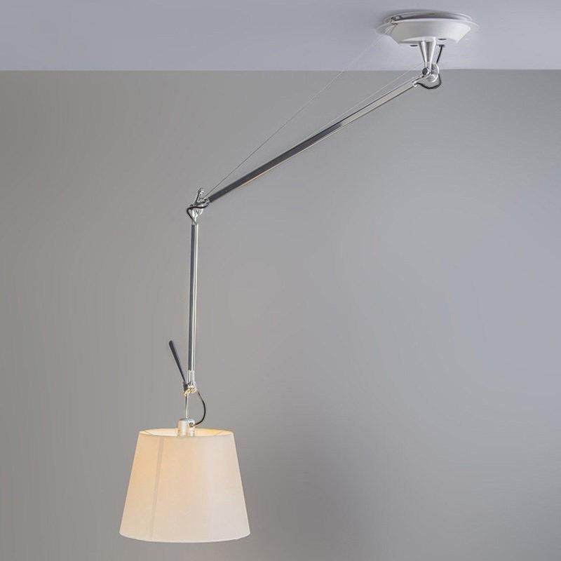 全光谱Artemide书房可移位中古餐厅吊灯摇臂卧室工作室设计师灯具