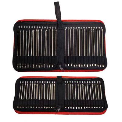 批头组合套装30pcs梅花批方头批十字批一字批布袋装100/150mm