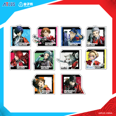 现货 谷子熊 女神异闻录 Persona 3 Reload 异形亚克力卡 周边